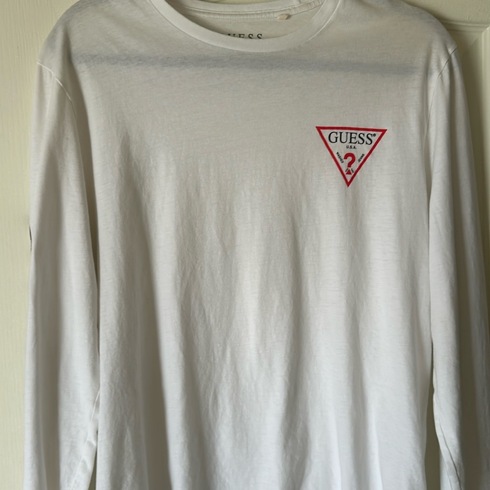 Mens Guess long sleeve tee shirt